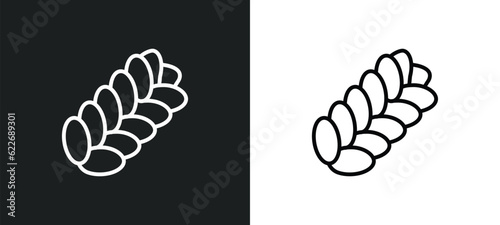 challah outline icon in white and black colors. challah flat vector icon from religion collection for web, mobile apps and ui.