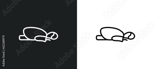 salah outline icon in white and black colors. salah flat vector icon from religion collection for web, mobile apps and ui.