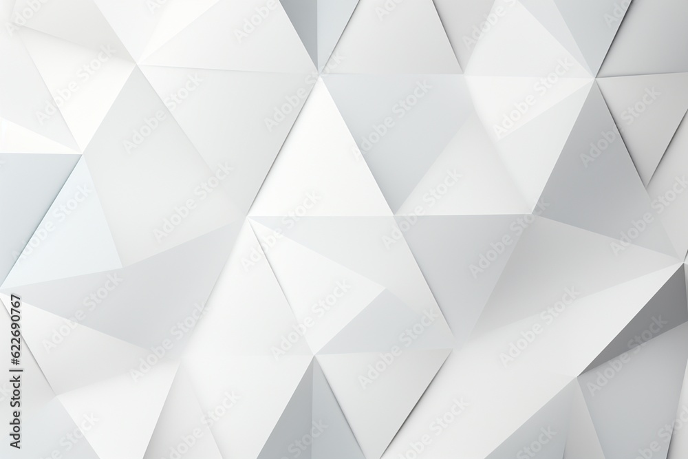 Minimalist Abstract Background of Geometric Shapes in Varying Shades of White Created with Generative AI Minimalist Abstract Background of Geometric Shapes in Varying Shades of White Created with Generative AI