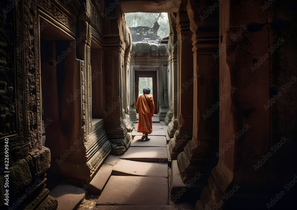 person in the old town