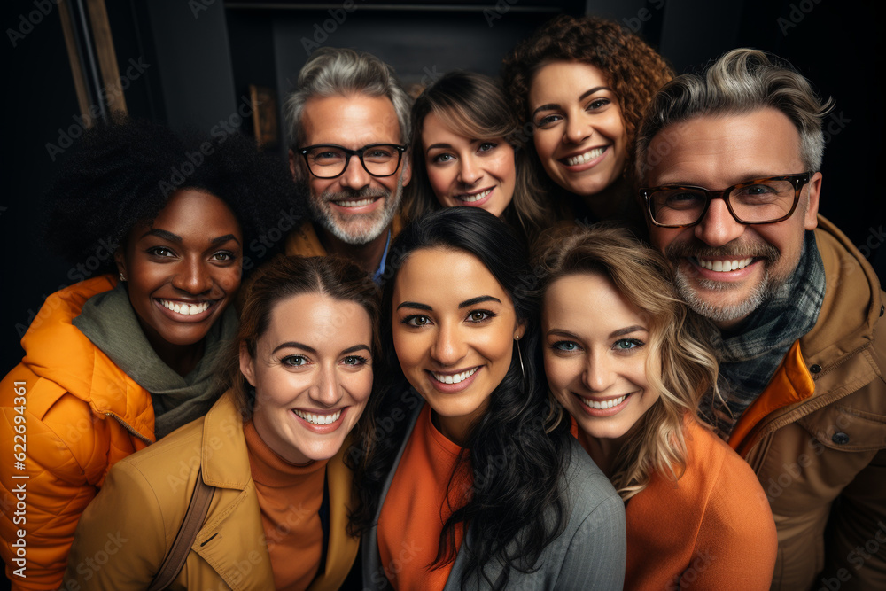 Group of friends. Generative AI Group of friends. Generative AI