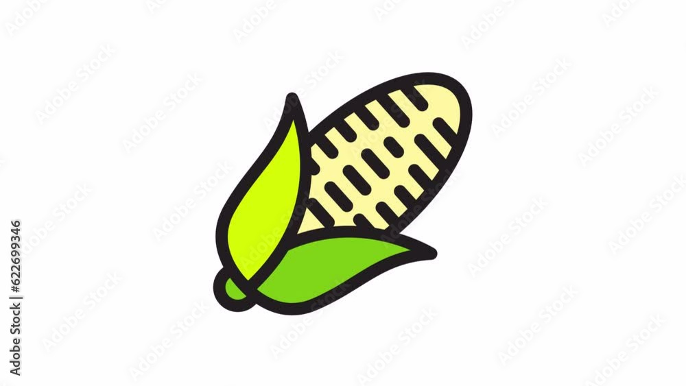 Corn, Fruits animated icon on transparent background.
Corn, Fruits animated icon on transparent background.