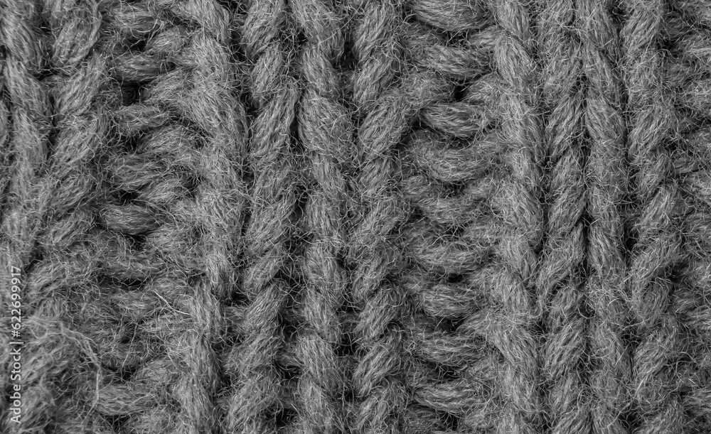 Macro shot of a knitted texture. Macro shot of a knitted texture.