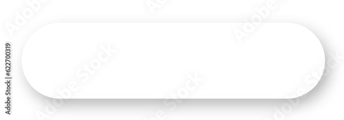 Neumorphic rectangle shape, rounded transparent button, Minimal button with light and shadows.
