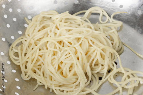 Expired pasta. Unappetizing foods. Stale Products