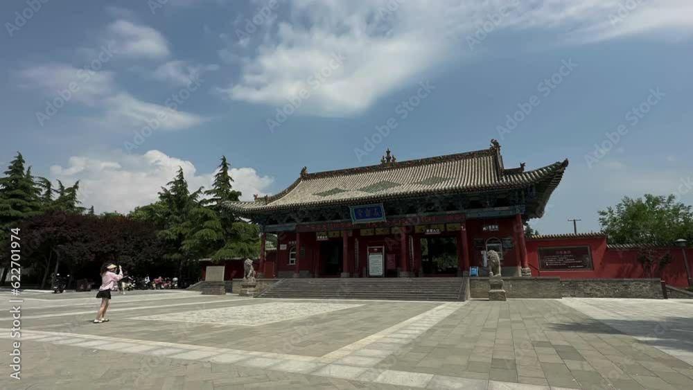 Time-lapse photography Yongle Gong in Yuncheng City,
Time-lapse photography Yongle Gong in Yuncheng City,