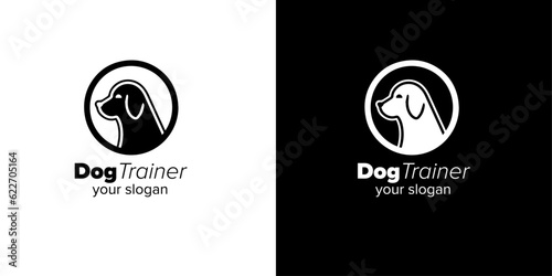 Transform Your Dog's Behavior through Effective Training! Explore Logo Design Templates in Vector Format