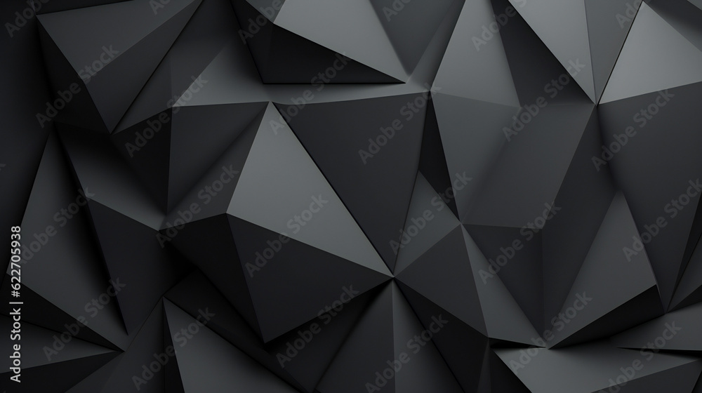 Geometric Pattern, Gray with shades and Triangles Geometric Pattern, Gray with shades and Triangles