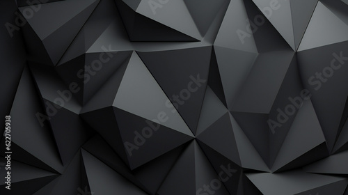 Geometric Pattern, Gray with shades and Triangles