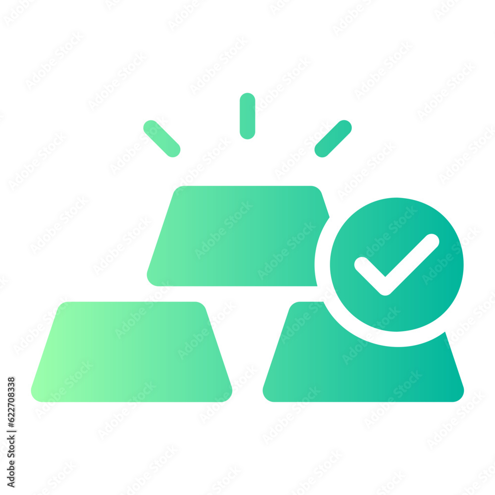 gold gradient icon