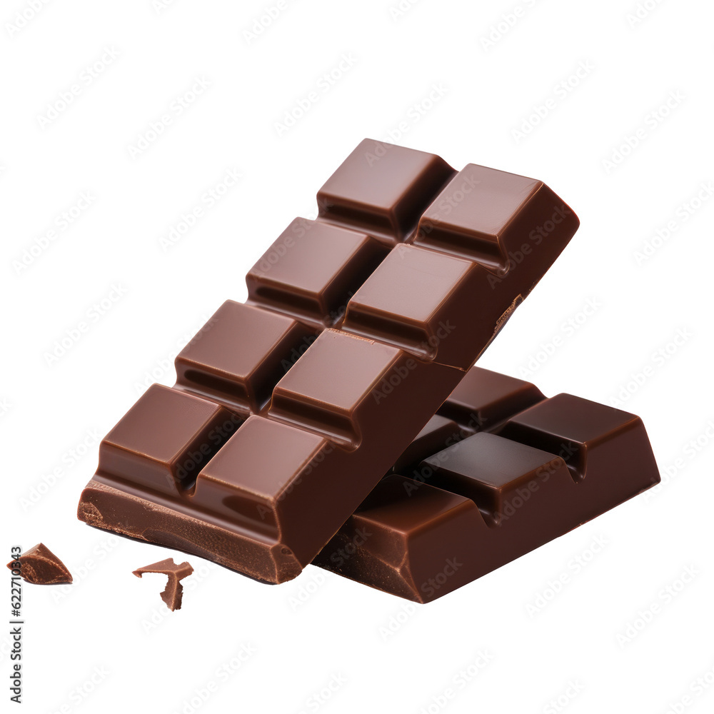Milk chocolate bars, candy sweet dessert isolated on white background. Milk chocolate bars, candy sweet dessert isolated on white background.