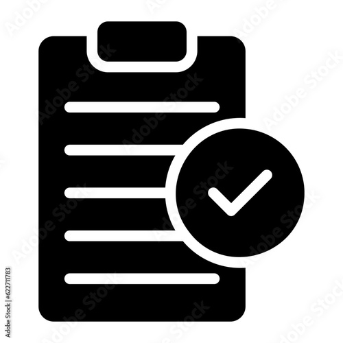 clipboard glyph icon