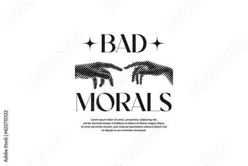 streetwear urban fashion template for printing