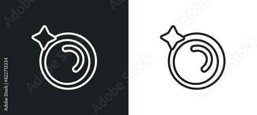 bubble outline icon in white and black colors. bubble flat vector icon from hygiene collection for web  mobile apps and ui.