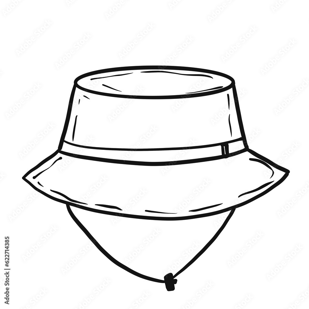 Camping Hat with hand drawn, on transparent backgound. Printable with high quality. Camping Hat with hand drawn, on transparent backgound. Printable with high quality.