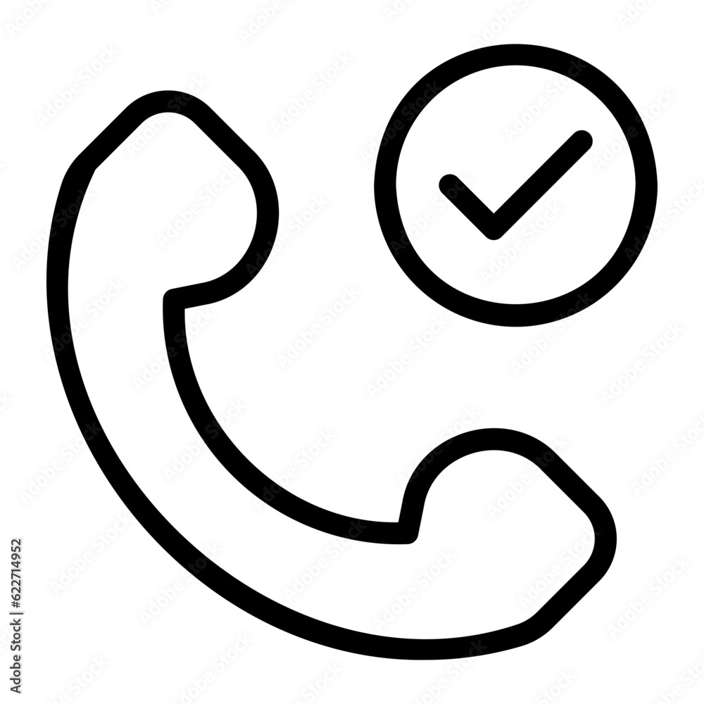 phone call line icon phone call line icon