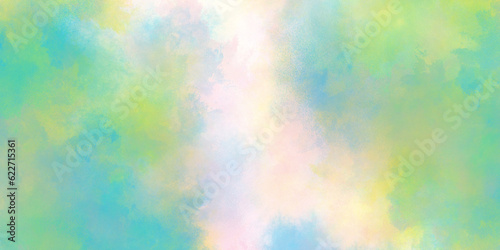 Abstract bright multicolor Fantastic light blue glitter watercolor background with watercolor stains, Abstract colorful and grunge watercolor texture background with watercolor splashes. 