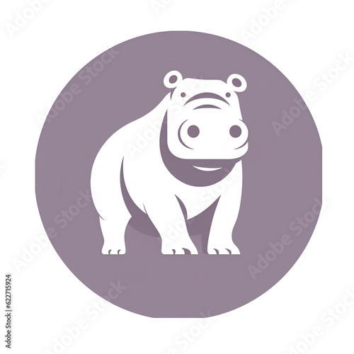 hippo icon made by midjeorney
