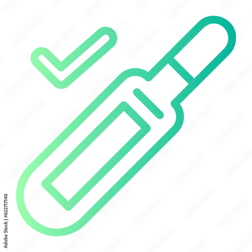 pregnancy test gradient icon pregnancy test gradient icon