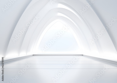airy widescreen minimalistic white space as background or banner 