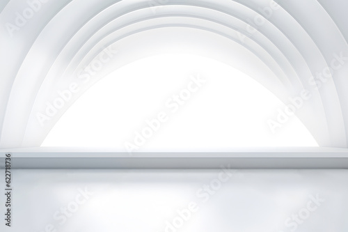 airy widescreen minimalistic white space as background or banner 