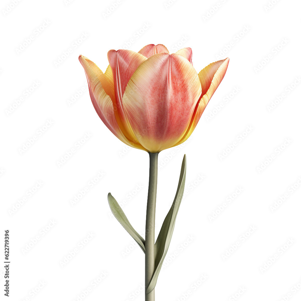 Tulip flower. isolated object, transparent background Tulip flower. isolated object, transparent background