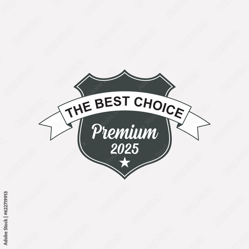 Obraz premium premium, the best choice - vector signs, emblems and labels. Vector design drawing on white background