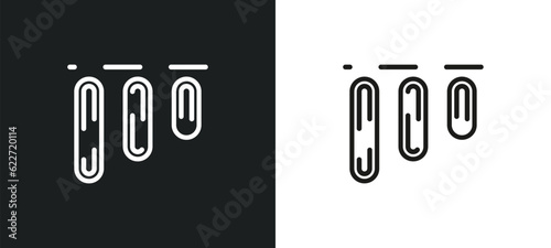 vertical alignment outline icon in white and black colors. vertical alignment flat vector icon from geometric figure collection for web, mobile apps and ui.
