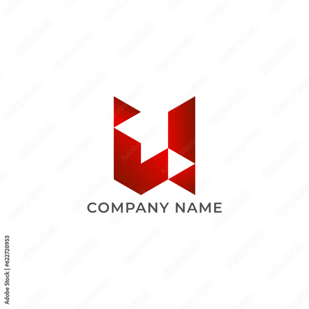 ILLUSTRATION GRADIENT RED COLOR ABSTRACT GEOMETRIC LETTER U LOGO ICON SIMPLE NIMIMALIST TEMPLATE DESIGN VECTOR ILLUSTRATION GRADIENT RED COLOR ABSTRACT GEOMETRIC LETTER U LOGO ICON SIMPLE NIMIMALIST TEMPLATE DESIGN VECTOR