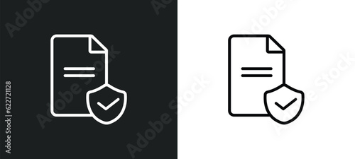 child consent outline icon in white and black colors. child consent flat vector icon from gdpr collection for web, mobile apps and ui.
