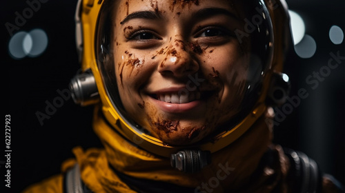 portrait of a smiling person background