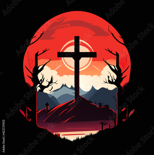 gravestone in the hell