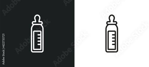 halfway outline icon in white and black colors. halfway flat vector icon from education collection for web  mobile apps and ui.