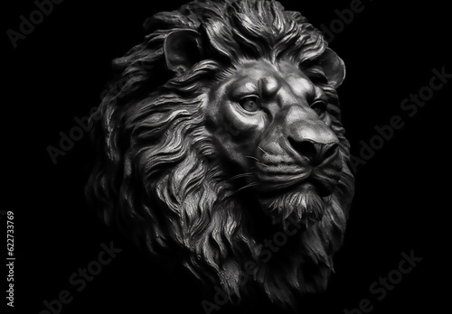 Defying Dimensions  The Creative Aura of the 3D Isolated Lion