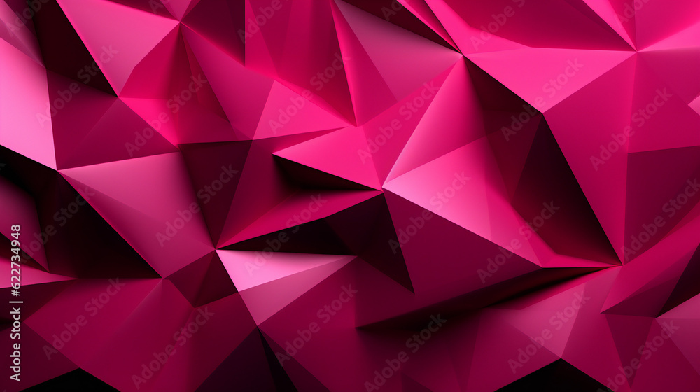 Obraz premium Geometrical Pattern, Red, Purple