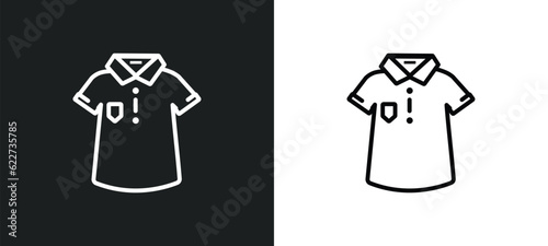 uniform outline icon in white and black colors. uniform flat vector icon from education collection for web, mobile apps and ui.