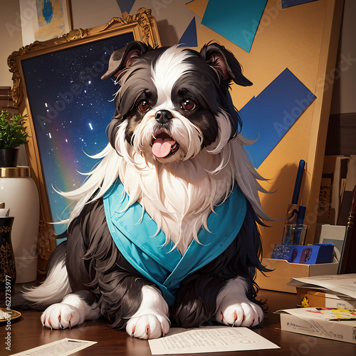 shih tzu dog Generate Ai