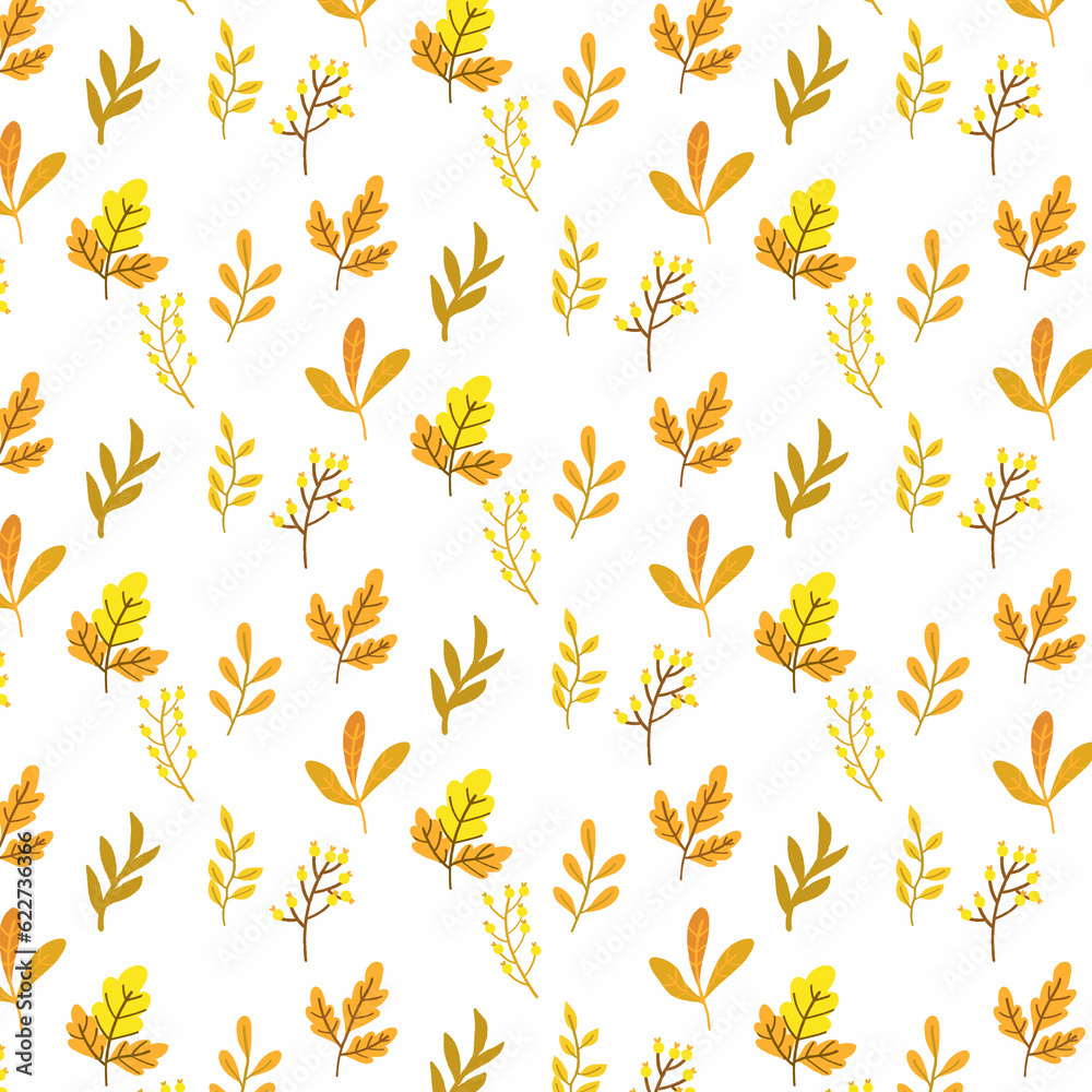 Background with autumn leaves for decoration.