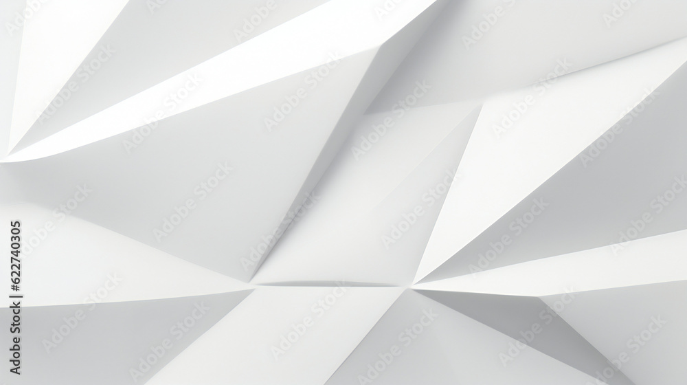 Geometrical Pattern, White