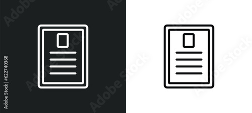 waybill outline icon in white and black colors. waybill flat vector icon from delivery and logistics collection for web, mobile apps and ui.