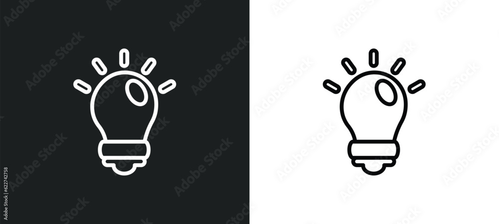 creator outline icon in white and black colors. creator flat vector