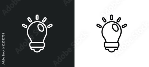 creator outline icon in white and black colors. creator flat vector icon from crowdfunding collection for web, mobile apps and ui.