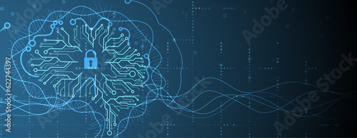 Conceptual technology illustration of artificial intelligence