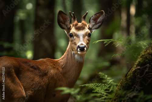 close-up photo of a deer © wendi