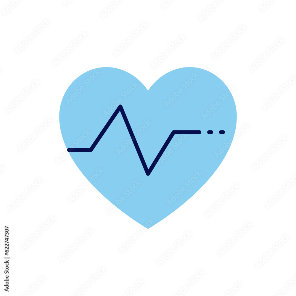 Heartbeat Ratev related vector line icon. Isolated on white background. Vector illustration. Editable stroke Heartbeat Ratev related vector line icon. Isolated on white background. Vector illustration. Editable stroke