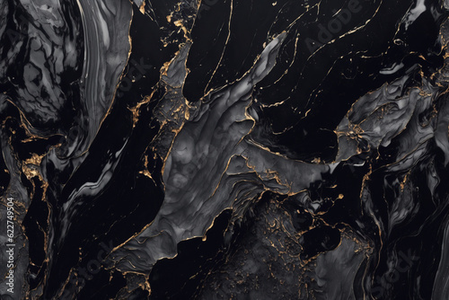 Black marble texture