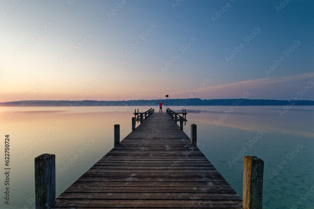 Fototapeta premium Morgenstimmung Starnberger See