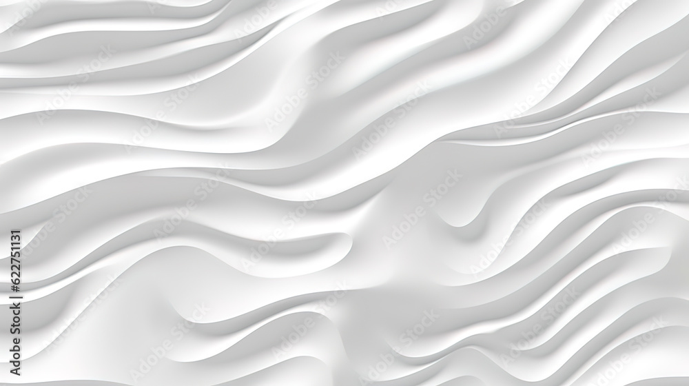 wallpaper for seamless subtle white glossy soft waves transparent background. Generative Ai