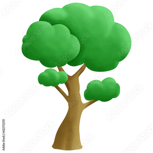 Many tree elements.designed for use with digital projects, websites, templates.