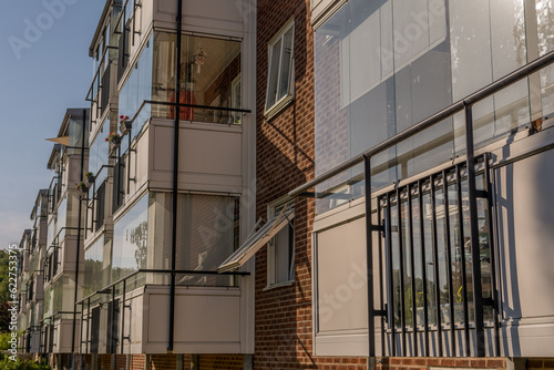 Modern Urban Scandinavian Balcony With Minimalist Design